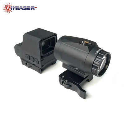 AIMLASER সামরিক ও প্রতিরক্ষা কৌশলগত অপটিক্সের জন্য হলোগ্রাফিক অস্ত্র দৃষ্টি এবং 3X ম্যাগনিফায়ার